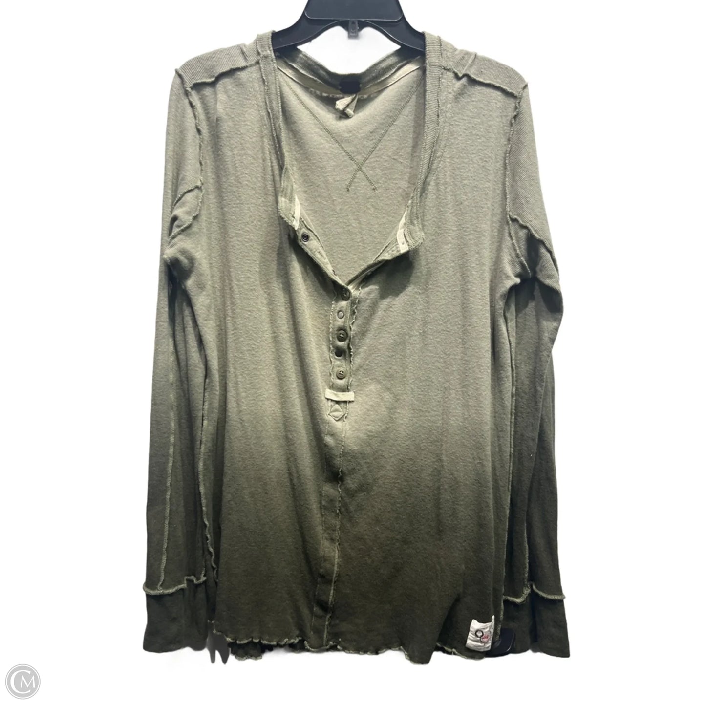 Tunic Long Sleeve By We The Free In Green, Size: L