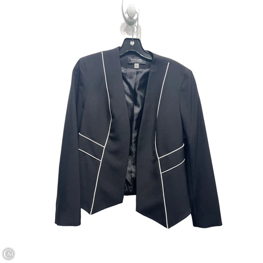 Blazer By Black Label In Black & White, Size: 4