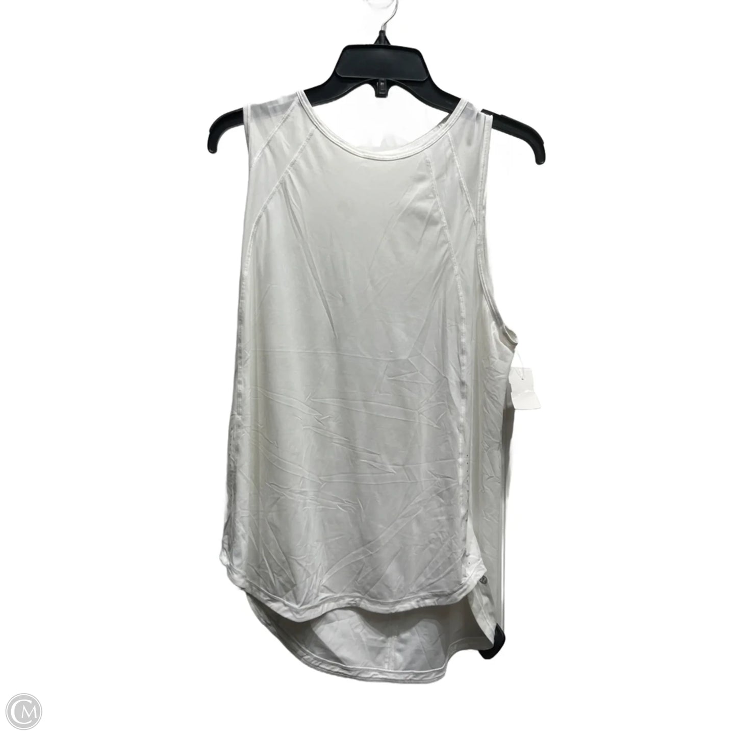 Athletic Tank Top By Lululemon In White, Size: Xl