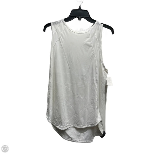 Athletic Tank Top By Lululemon In White, Size: Xl