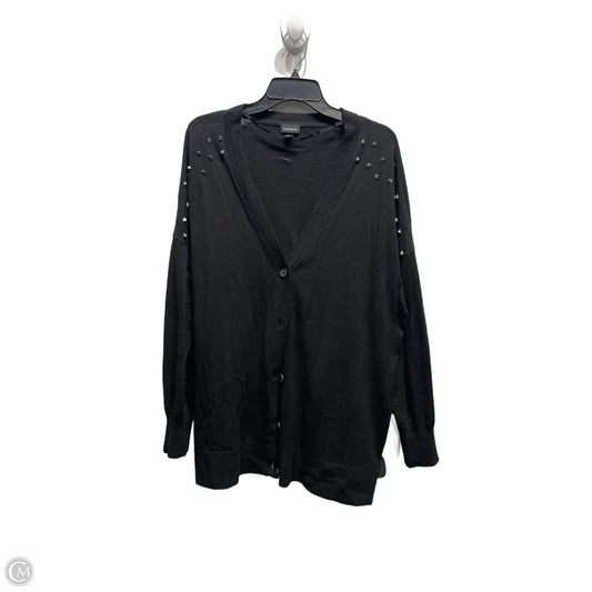 Sweater Cardigan By Torrid In Black, Size: 1x