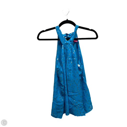 Top Sleeveless Designer By Lilly Pulitzer In Teal, Size: S