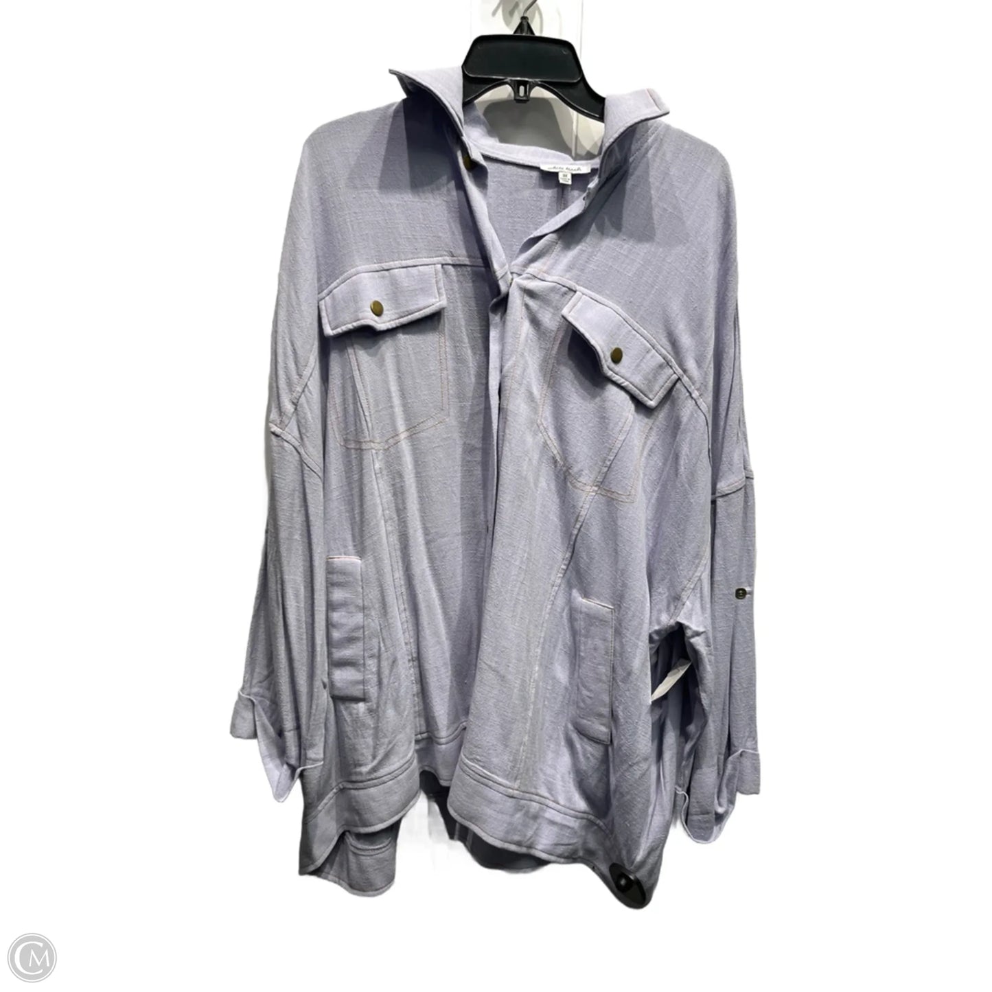 Jacket Other By White Birch In Purple, Size: 3x