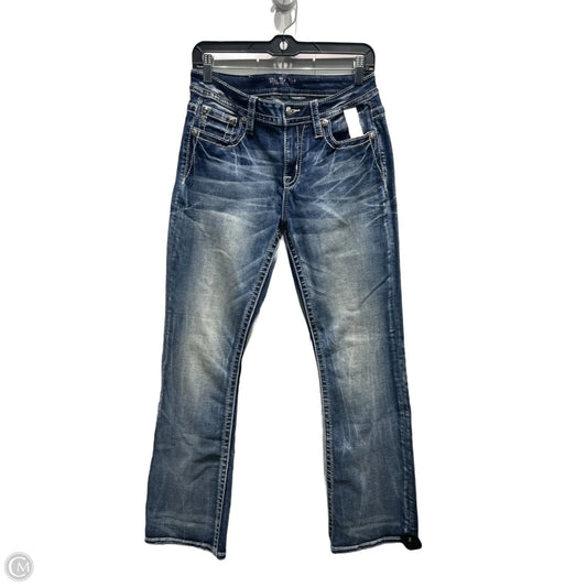 Jeans Flared By Miss Me In Blue Denim, Size: 6