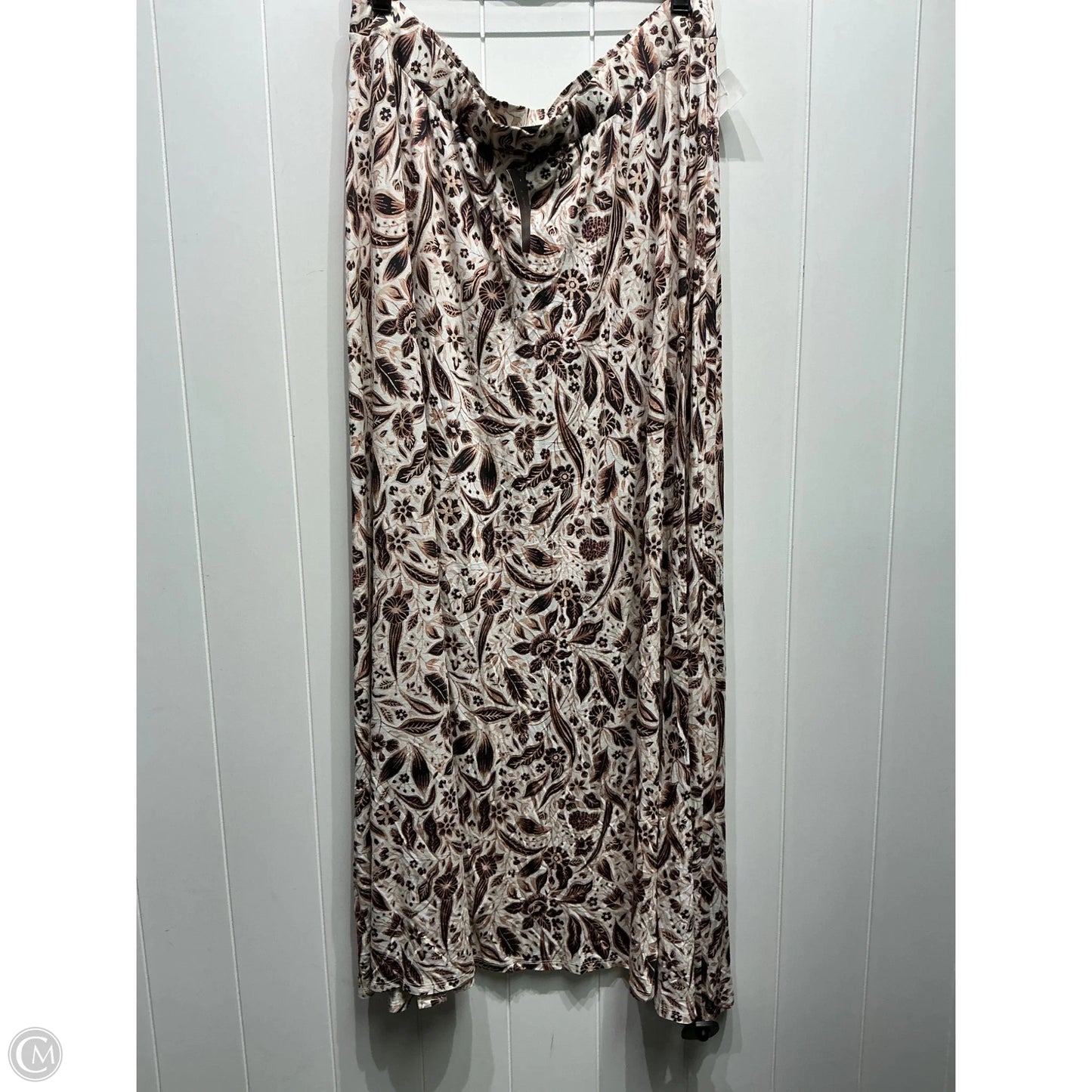 Skirt Maxi By Lane Bryant In Pink & White, Size: 18