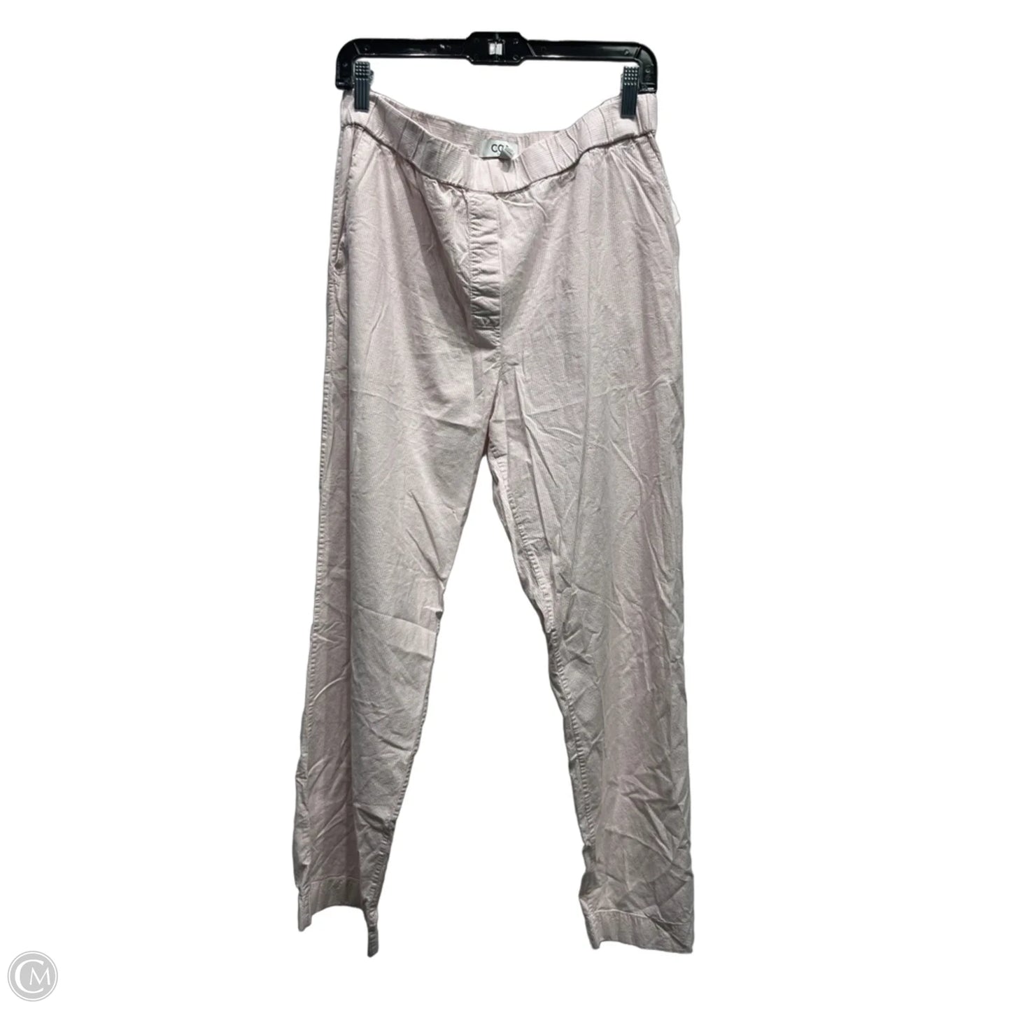 Pants Lounge By Cos In Pink & White, Size: M