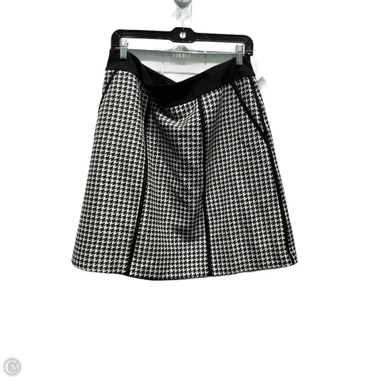 Skirt Mini & Short By Lafayette 148 In Black & White, Size: 14