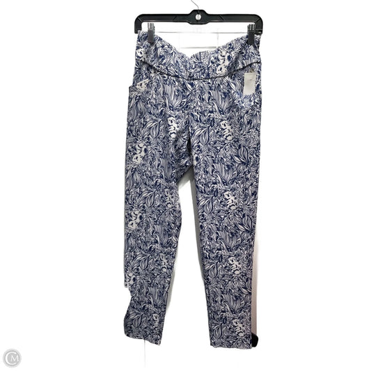 Pants Designer By Lilly Pulitzer In Blue & White, Size: 6
