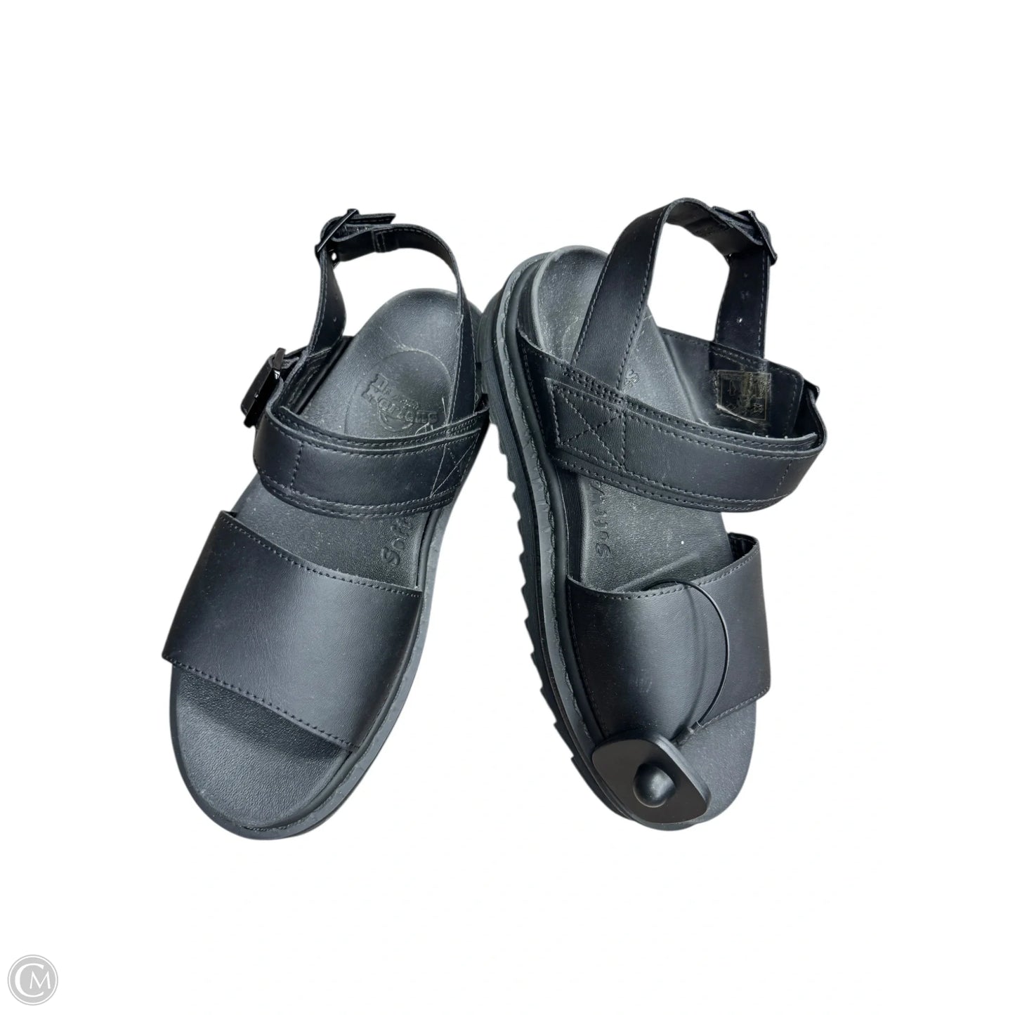 Sandals Flats By Dr Martens In Black, Size: 8