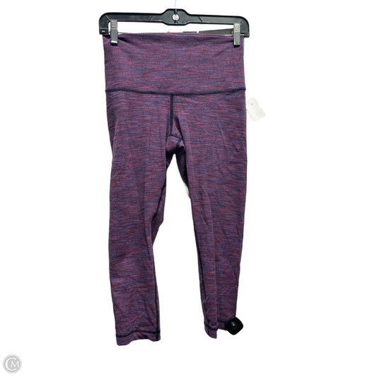 Athletic Leggings Capris By Lululemon In Purple, Size: S