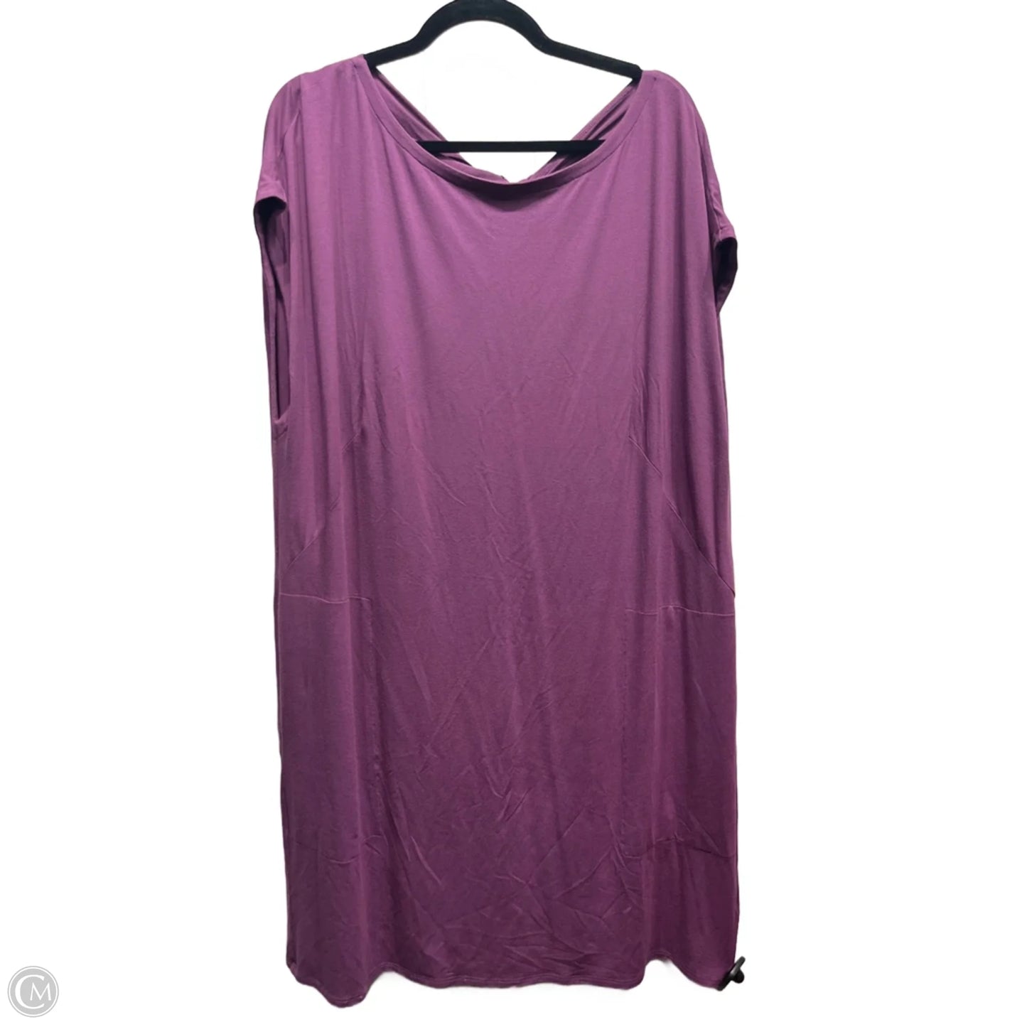 Dress Casual Short By Eileen Fisher In Purple, Size: 3x