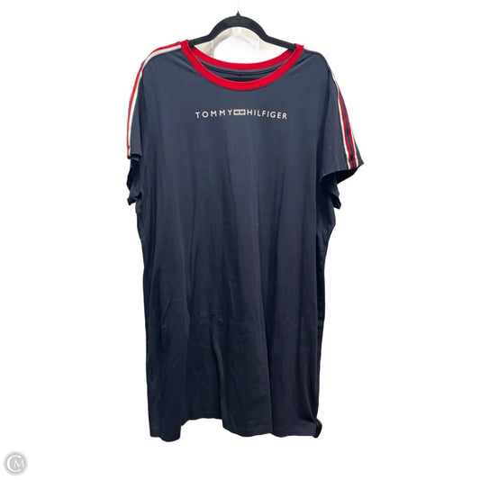 Dress Casual Short By Tommy Hilfiger In Blue & Red, Size: 2x