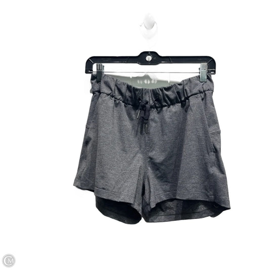 Athletic Shorts By Lululemon In Grey, Size: 6
