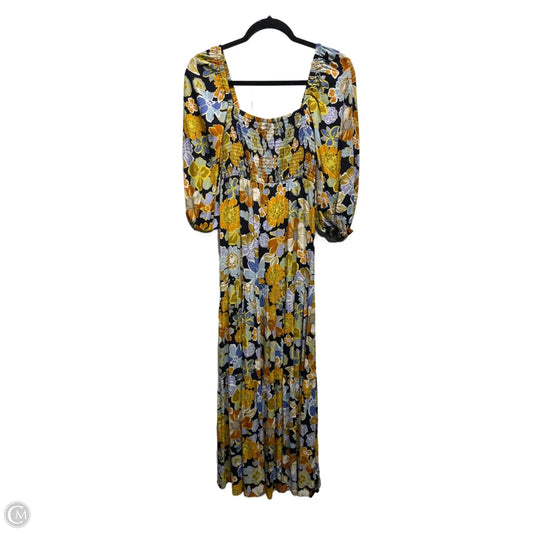 Dress Casual Maxi By Lspace In Black & Yellow, Size: Xs