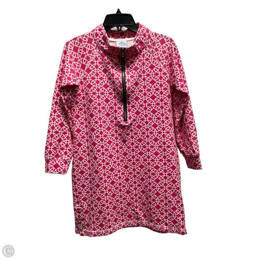 Dress Casual Short By Tracy Negoshian In Pink & White, Size: Xxs
