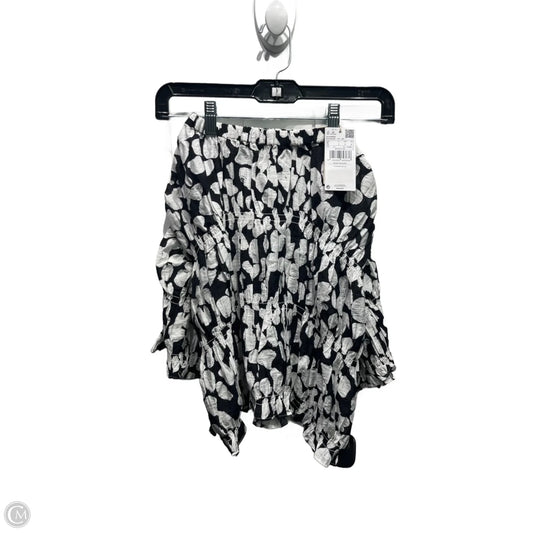 Top Short Sleeve By Mng In Black & White, Size: 4