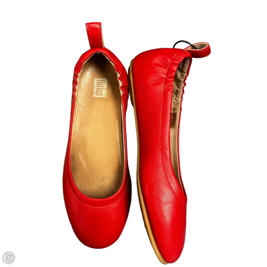 Shoes Flats By Fitflop In Red, Size: 5