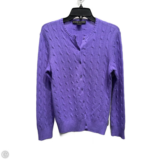 Sweater Cashmere By Ralph Lauren Black Label In Purple, Size: L