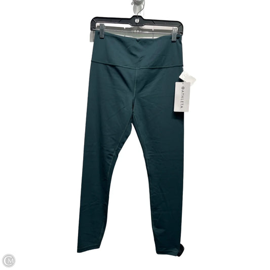 Athletic Leggings By Athleta In Green, Size: M