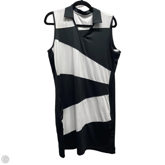 Dress Casual Short By Tail In Black & White, Size: L
