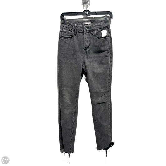 Jeans Straight By Good American In Black Denim, Size: 2