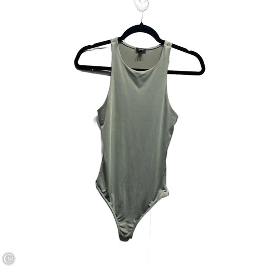 Bodysuit By Express In Green, Size: Xs