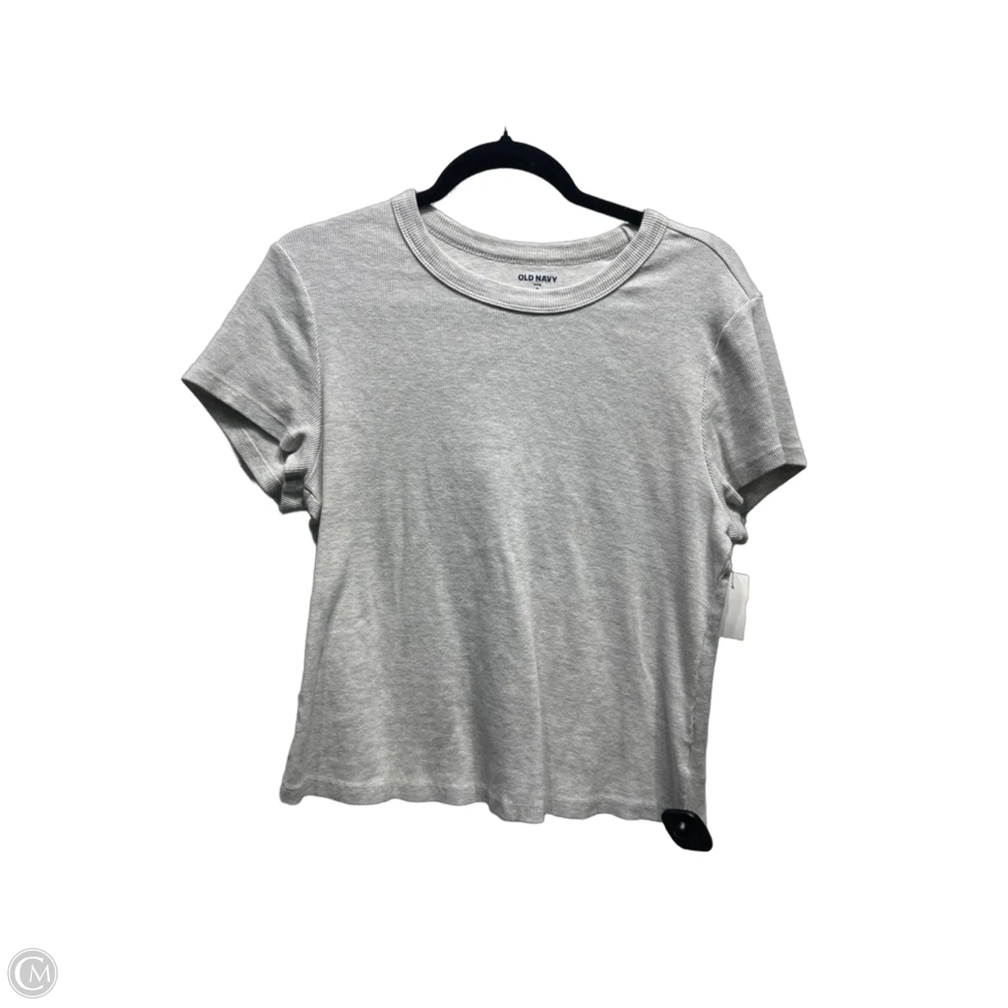 Top Short Sleeve Basic By Old Navy In Grey, Size: Xl