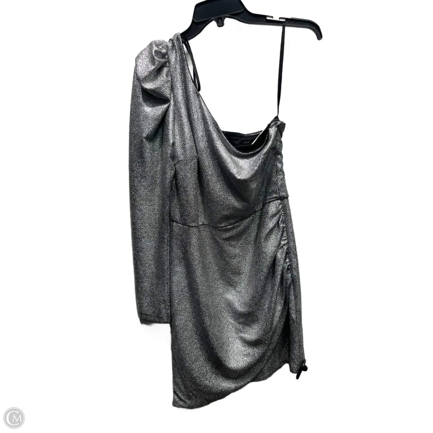 Dress Party Short By Aqua In Silver, Size: M