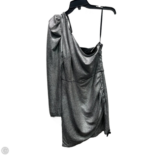 Dress Party Short By Aqua In Silver, Size: M