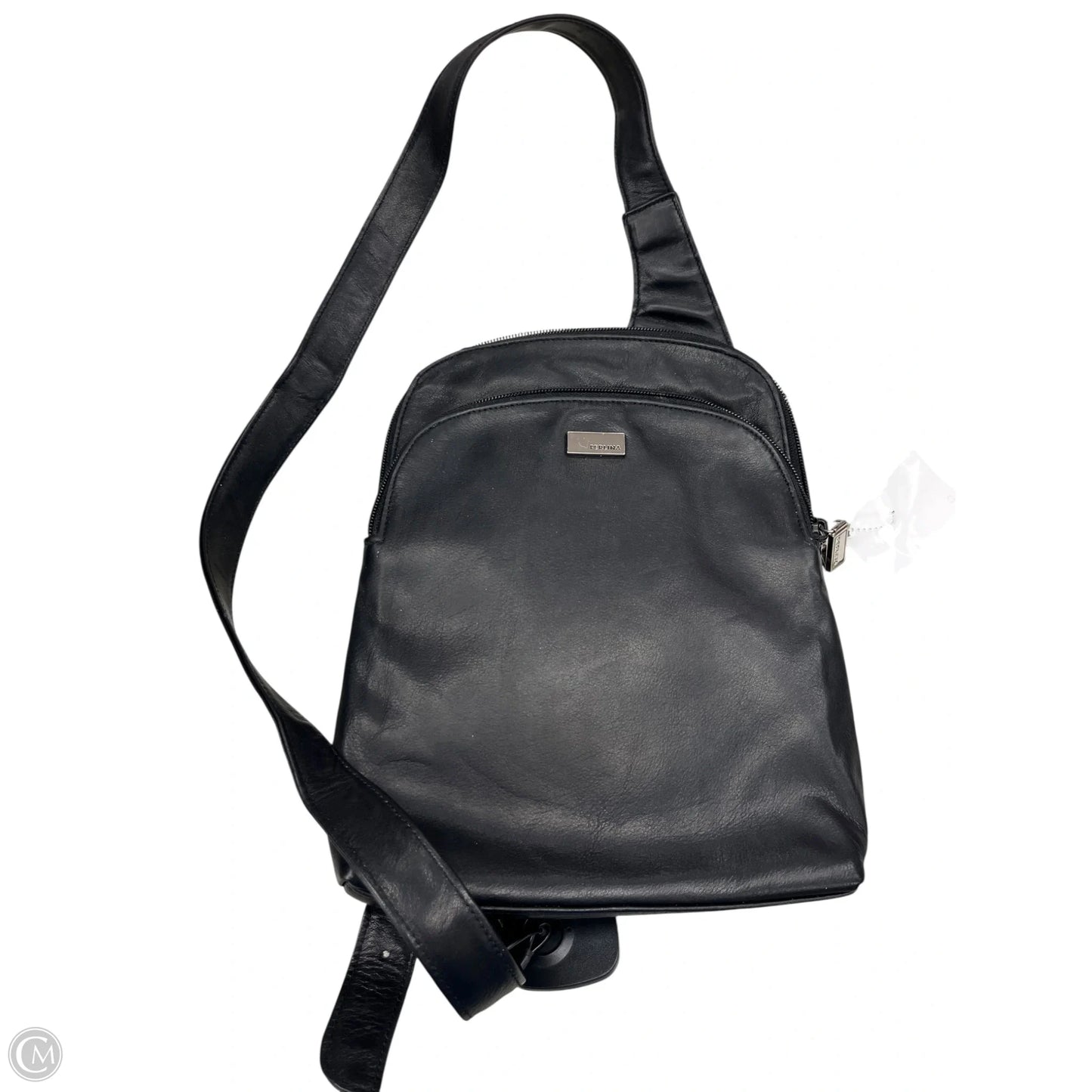 Backpack Leather By Perlina, Size: Medium