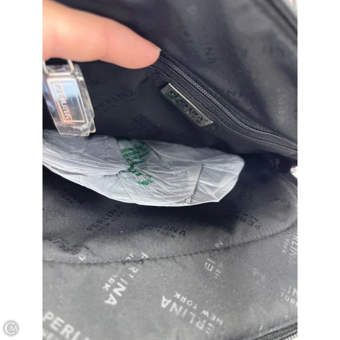 Backpack Leather By Perlina, Size: Medium