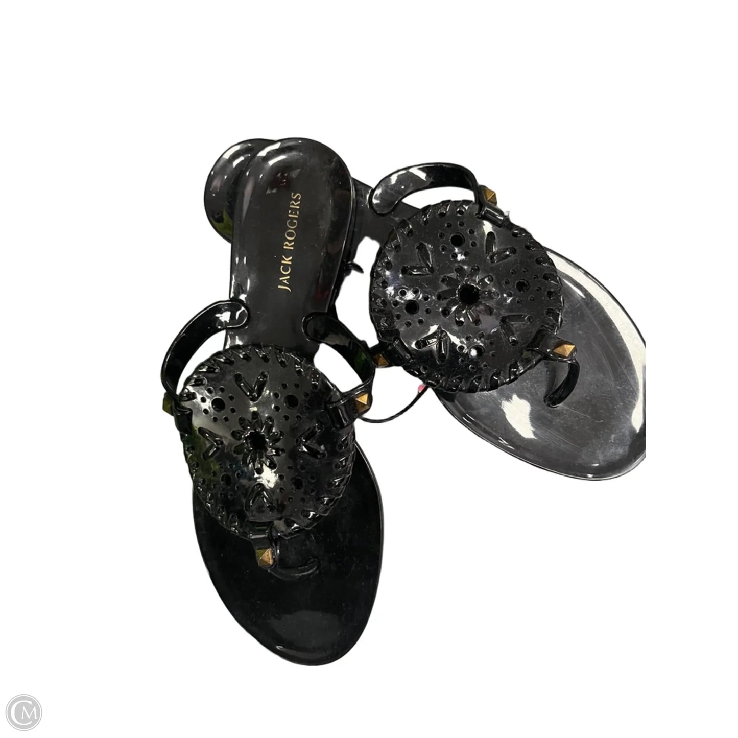 Sandals Flats By Jack Rogers In Black, Size: 5
