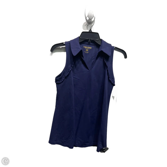 Top Sleeveless Designer By Lilly Pulitzer In Navy, Size: Xs