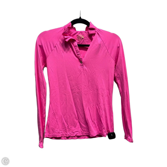 Top Long Sleeve Designer By Lilly Pulitzer In Pink, Size: Xxs