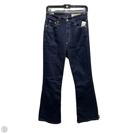 Jeans Flared By Rag And Bone In Blue Denim, Size: 6