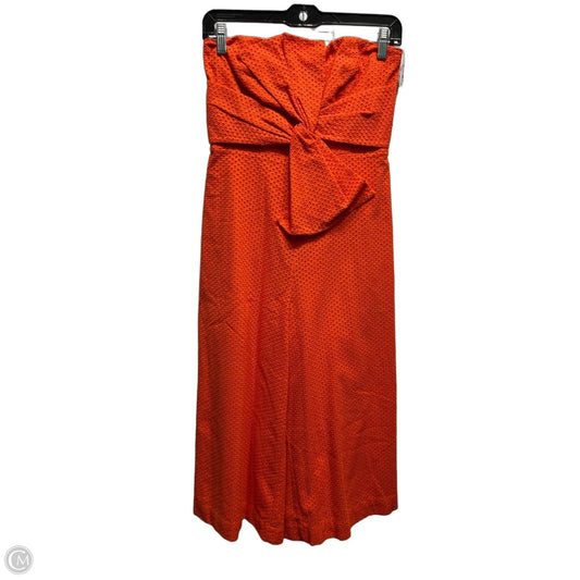 Jumpsuit Short By Anthropologie In Orange, Size: 4