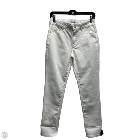 Jeans Straight By D Jeans In White Denim, Size: 6