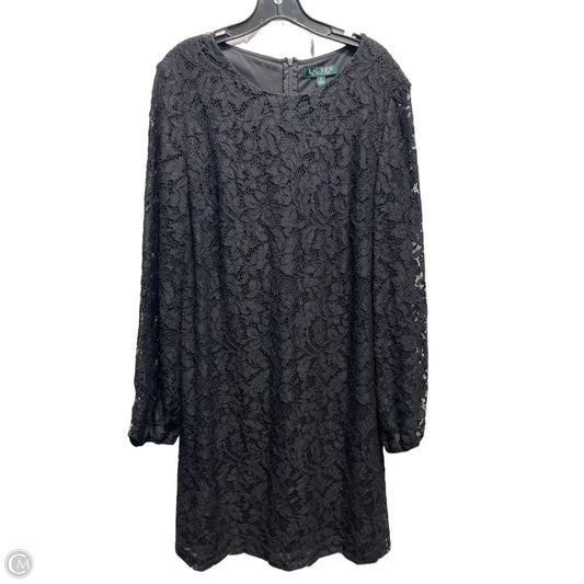 Dress Party Short By Ralph Lauren In Black, Size: 14