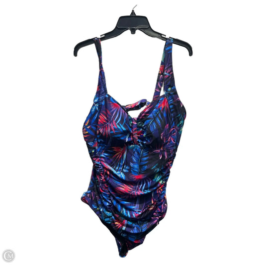 Swimsuit By daci In Blue & Red, Size: 20