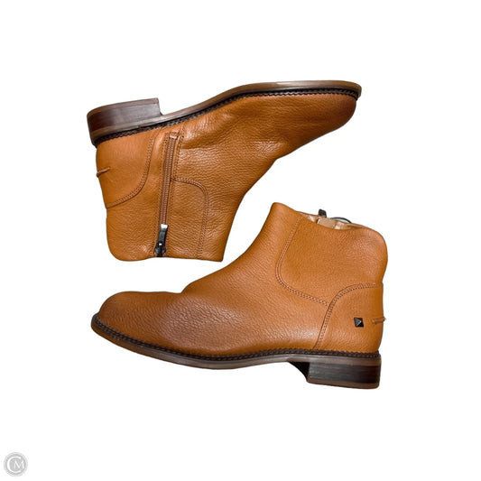 Boots Ankle Flats By Franco Sarto In Brown, Size: 5