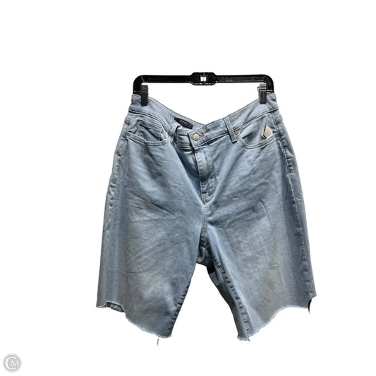 Shorts By Not Your Daughters Jeans In Blue Denim, Size: 14