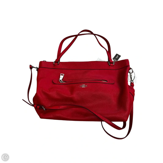 Handbag Designer By Coach, Size: Medium