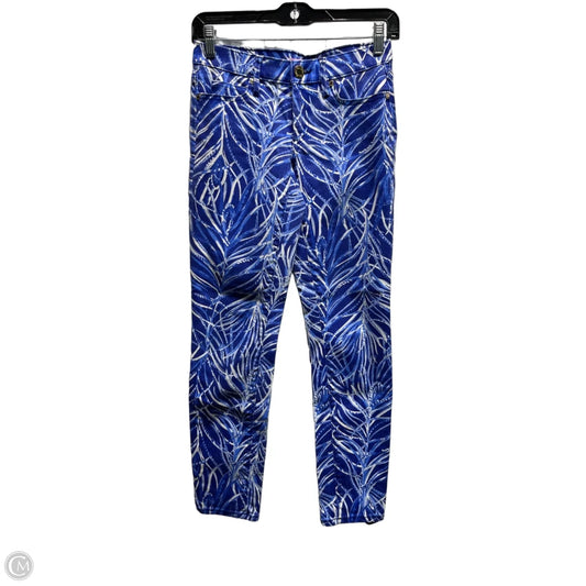 Pants Designer By Lilly Pulitzer In Blue & White, Size: 2