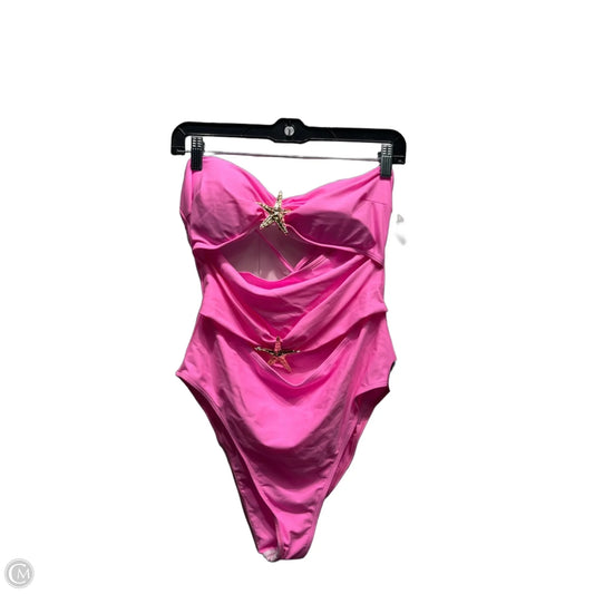 Swimsuit By Shein In Pink, Size: Xl