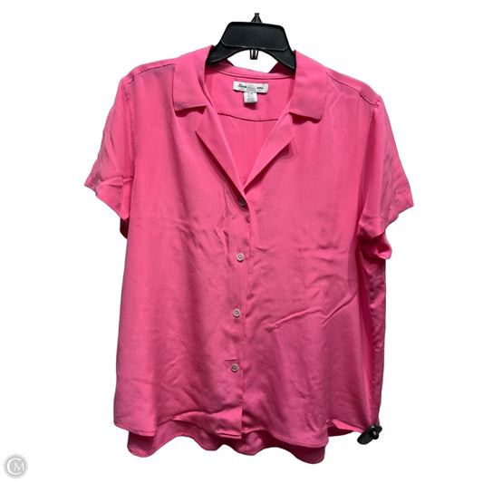 Top Short Sleeve By Tommy Bahama In Pink, Size: L