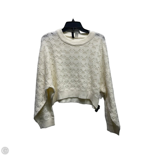 Sweatshirt Crewneck By Divided In Cream, Size: M