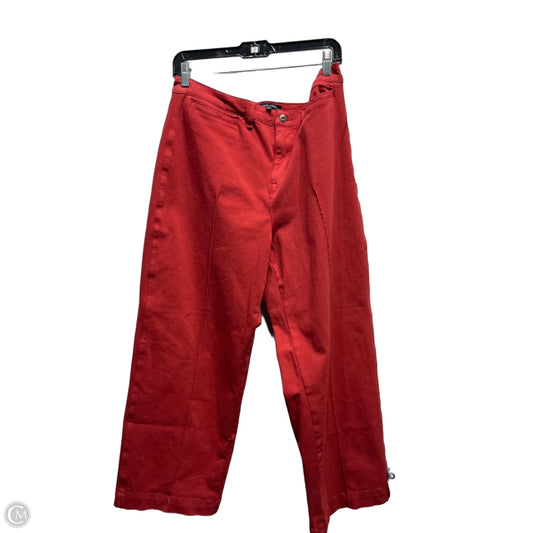 Pants Wide Leg By John Mark In Red, Size: 14