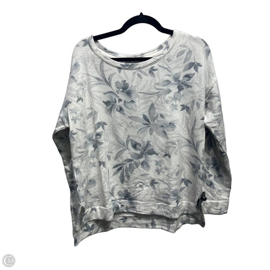 Top Long Sleeve By Tommy Bahama In Grey, Size: M