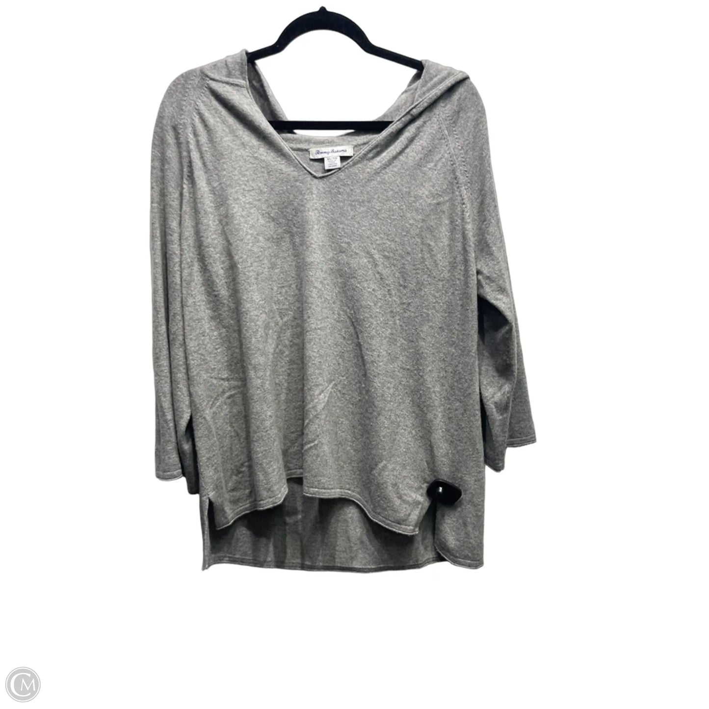 Top Long Sleeve By Tommy Bahama In Grey, Size: Xl