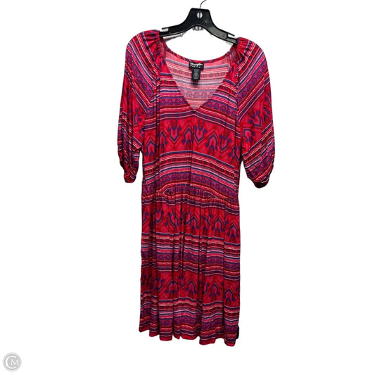 Dress Casual Short By Wrangler In Blue & Red, Size: L